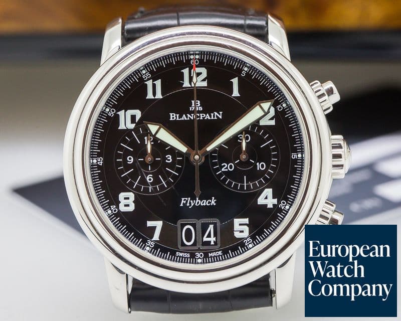 Image of Blancpain Flyback Chronograph Big Date SS Black Dial 40MM