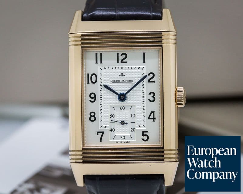 Image of Jaeger LeCoultre Grande Reverso 976 Classique Silver Dial 18K Rose Gold 