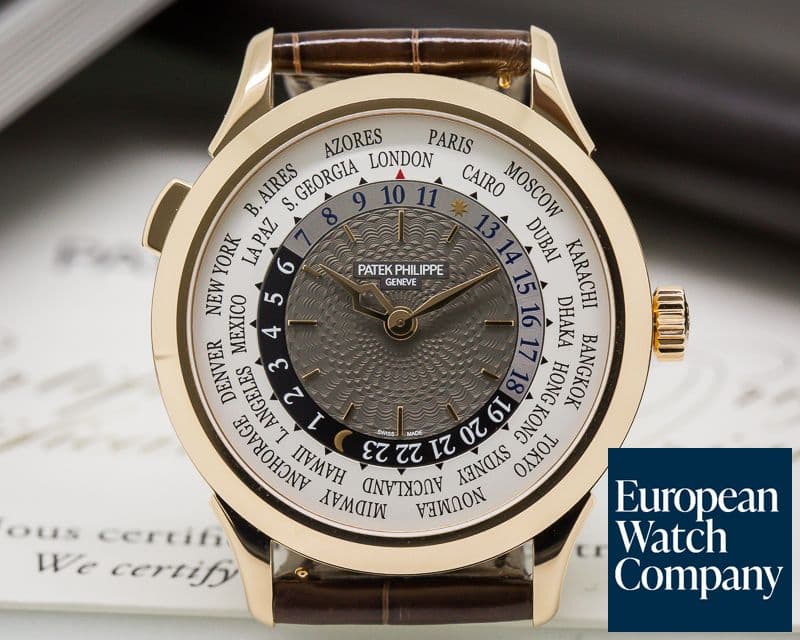 Image of Patek Philippe World Time Rose Gold NEW Basel 2016 Release UNWORN 