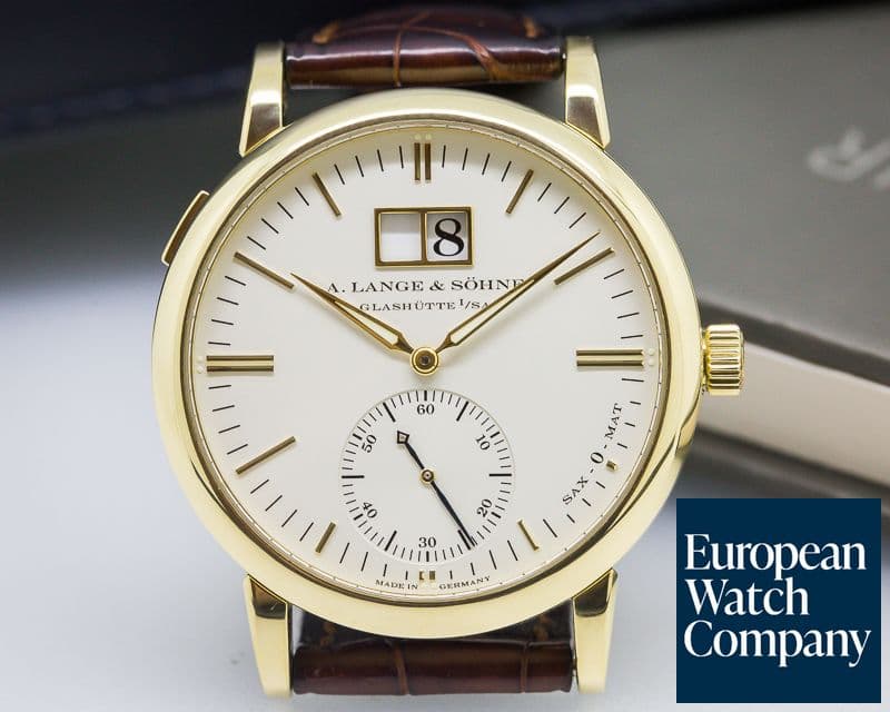 Image of A. Lange and Sohne Langematik Big Date 18K Yellow Gold 