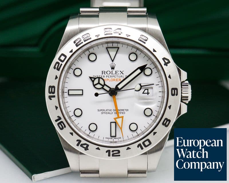 Image of Rolex Explorer II White Dial SS / SS