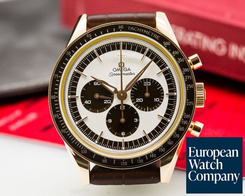 Image of Omega Speedmaster Moonwatch Numbered Edition Sedna Rose Gold