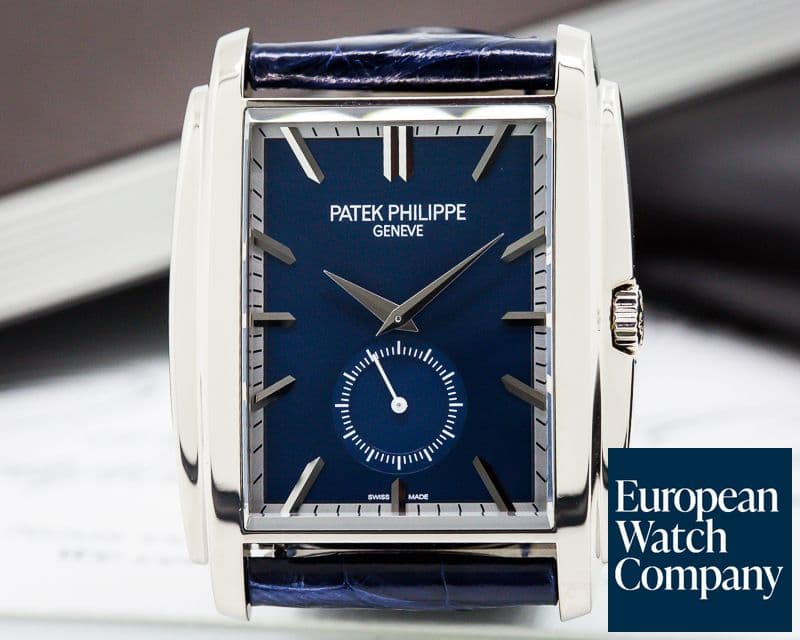 Image of Patek Philippe Gondolo 18K White Gold Blue Dial Manual Wind 