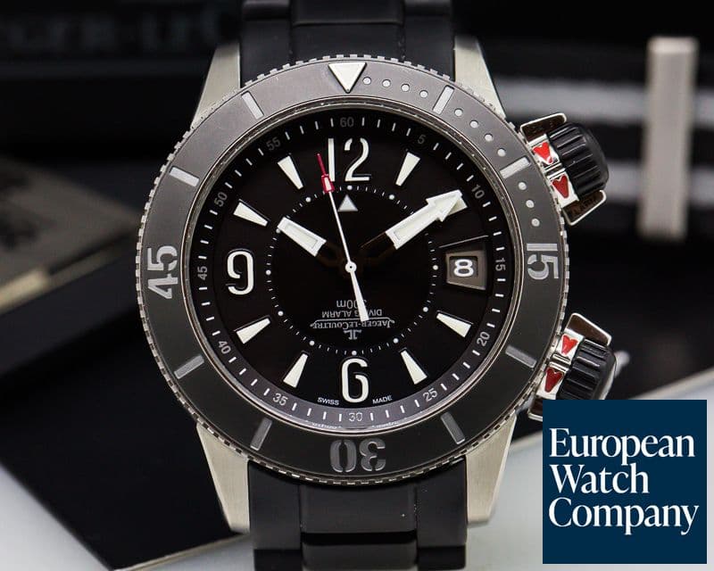 Image of Jaeger LeCoultre Master Compressor Diving Navy Seals Alarm / Rubber Bracelet