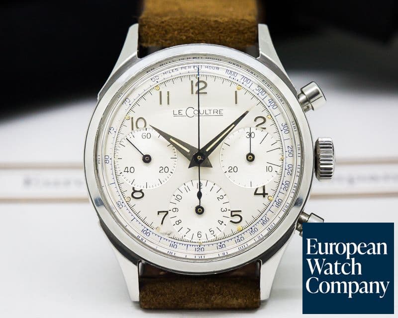 Image of Jaeger LeCoultre Vintage Manual Chronograph Valjoux 72 SS 
