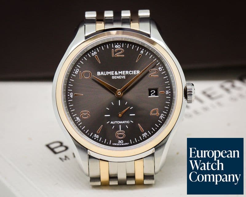 Image of Baume & Mercier Clifton Small Seconds Automatic 18K Rose Gold/Steel