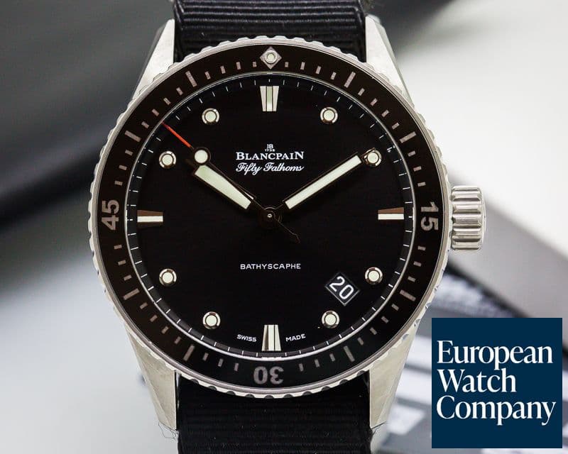 Image of Blancpain Fifty Fathoms Bathyscaphe Automatic Titanium