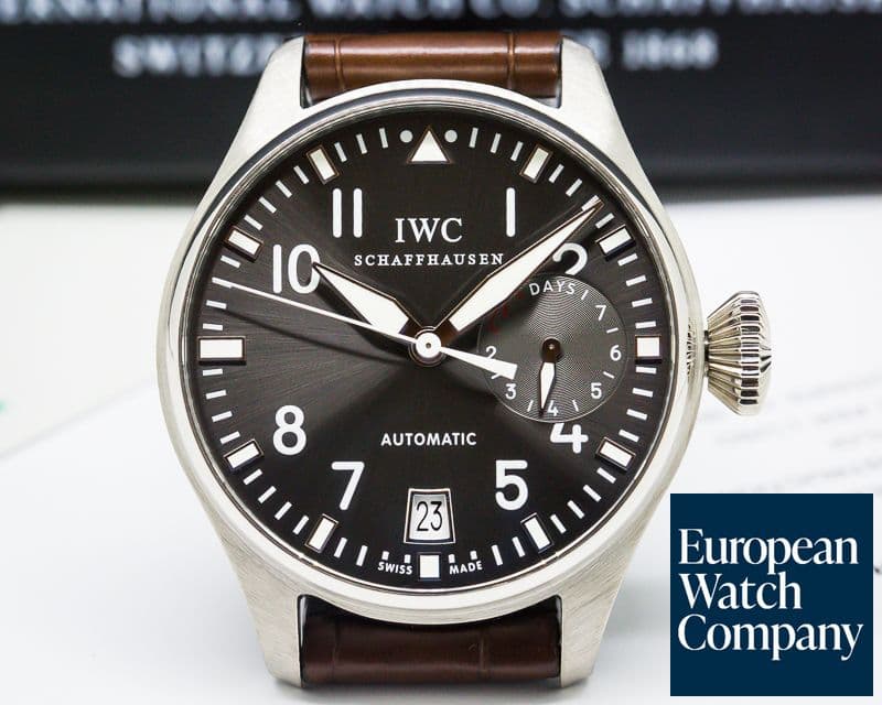 Image of IWC Big Pilot Grey Dial 18K White Gold 