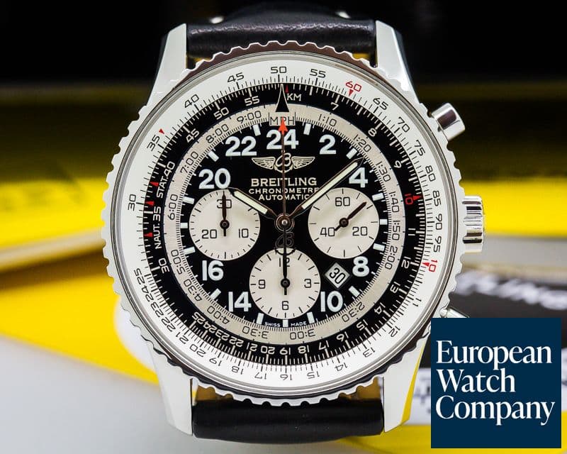 Image of Breitling Cosmonaute Flyback
Automatic SS Black Dial 