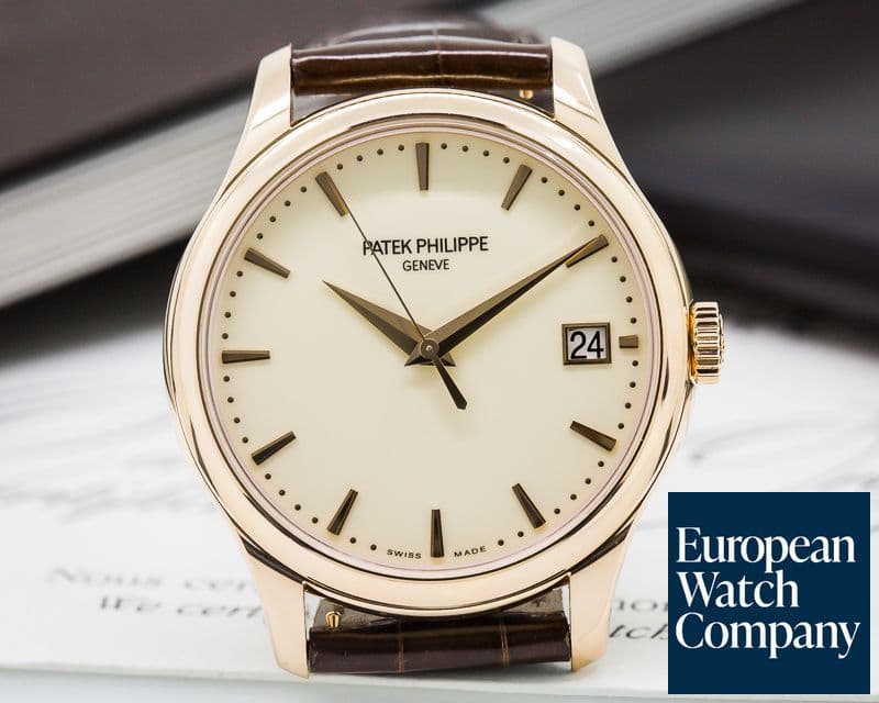 Image of Patek Philippe Calatrava Automatic Ivory Dial 18K Rose Gold 