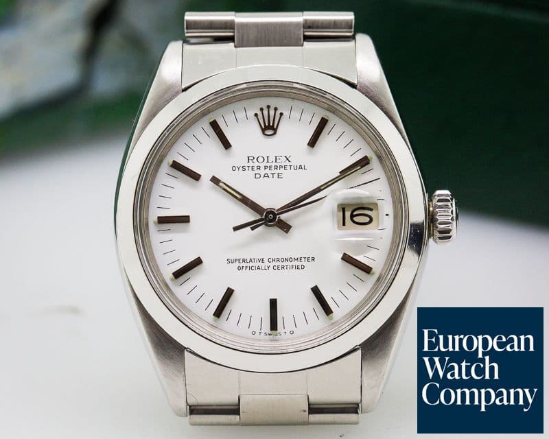 Image of Rolex Oyster Date SS White Dial
