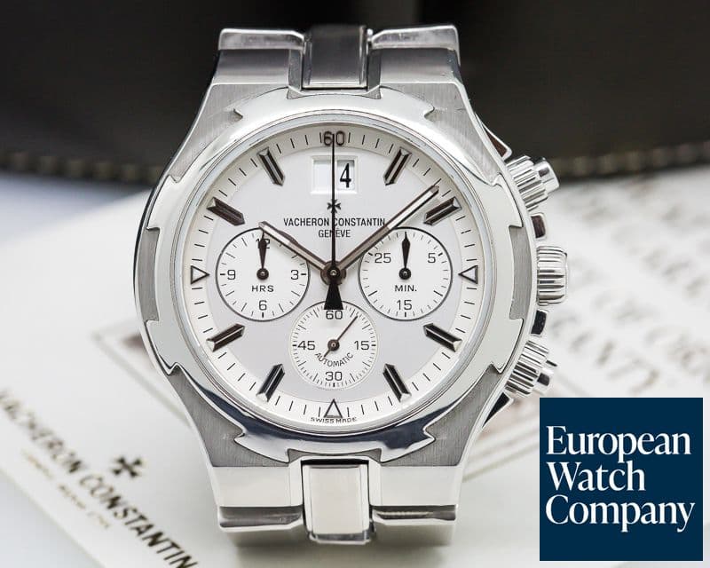 Image of Vacheron Constantin Overseas Chronograph SS White Dial 