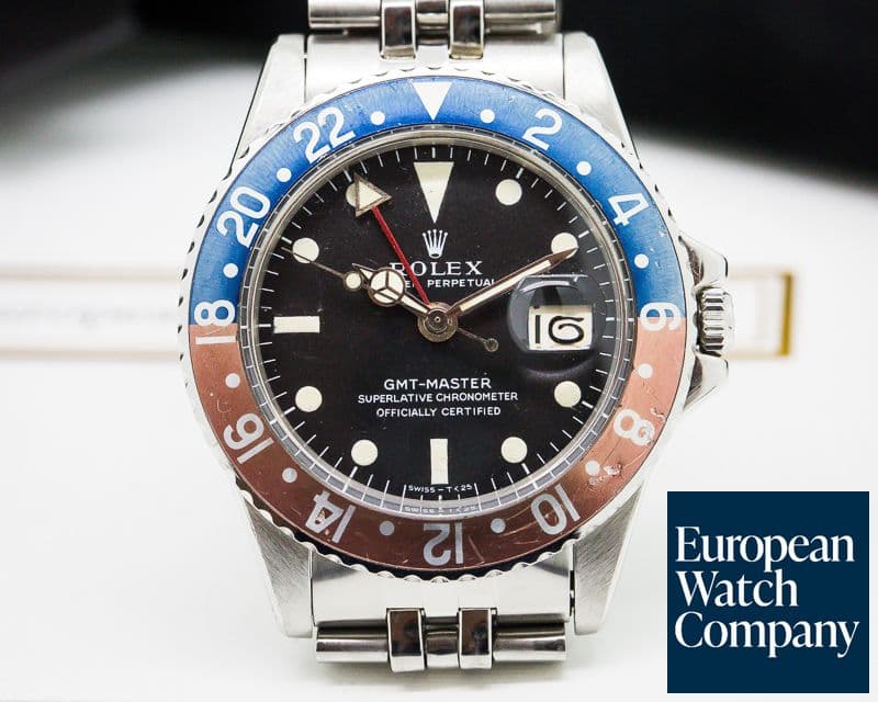 Image of Rolex Vintage GMT Master "Pepsi Bezel" SS / Jubilee Circa 1968
