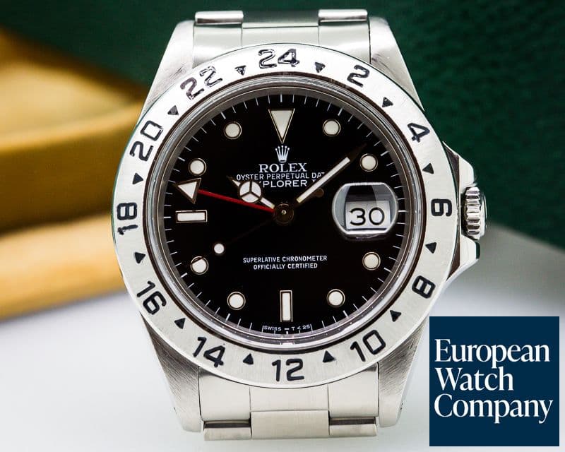 Image of Rolex Explorer II SS Black Dial 