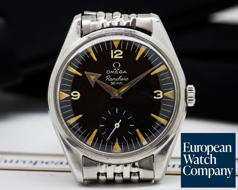Image of Omega Vintage Ranchero Black Dial RARE Circa 1958