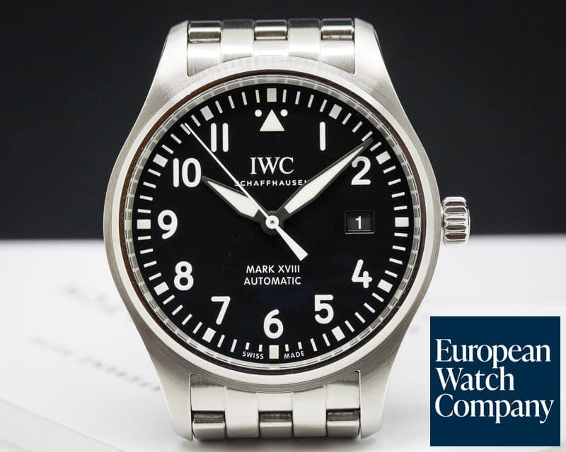Image of IWC Mark XVIII Black Dial SS / SS