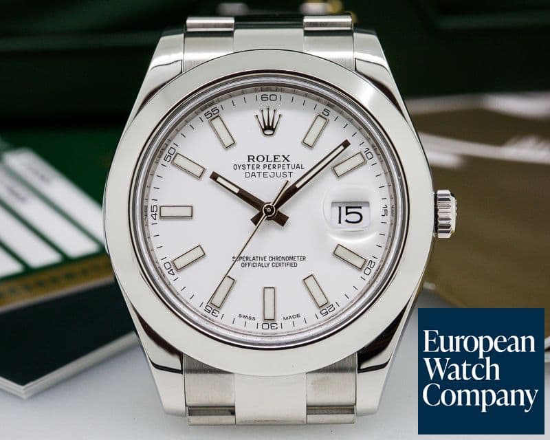 Image of Rolex Datejust II SS White Dial 