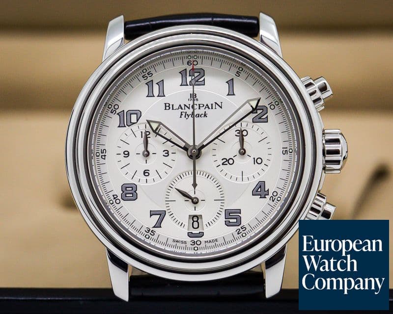 Image of Blancpain Flyback Chronograph Silver Dial SS
