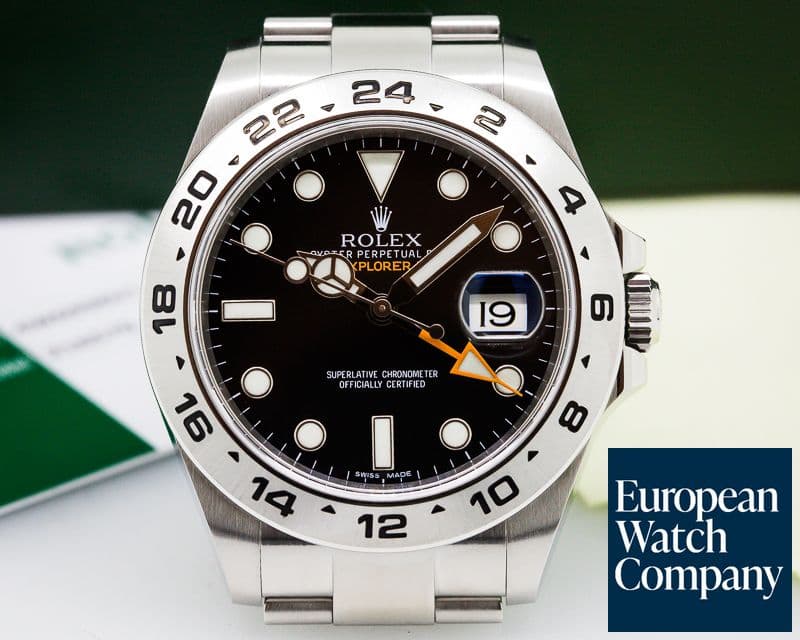 Image of Rolex Explorer II Black Dial SS / SS