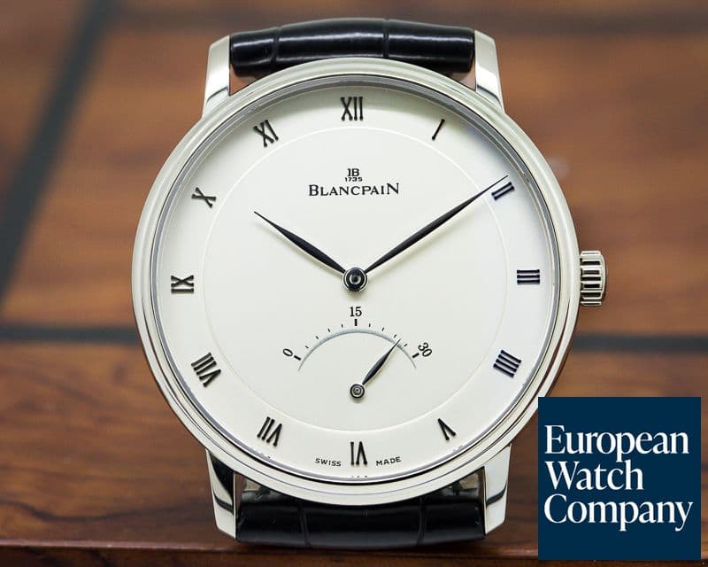 Image of Blancpain Villeret Retrograde Seconds 18K White Gold 