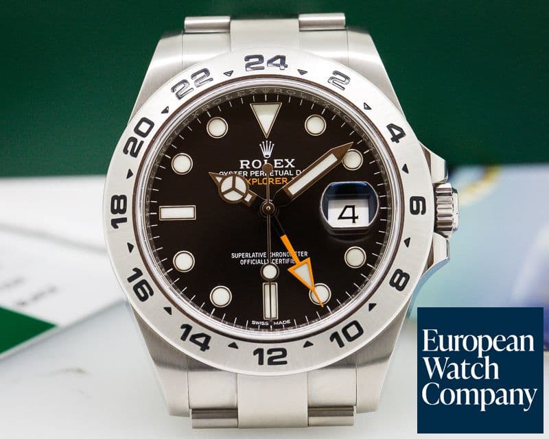 Image of Rolex Explorer II Black Dial SS / SS