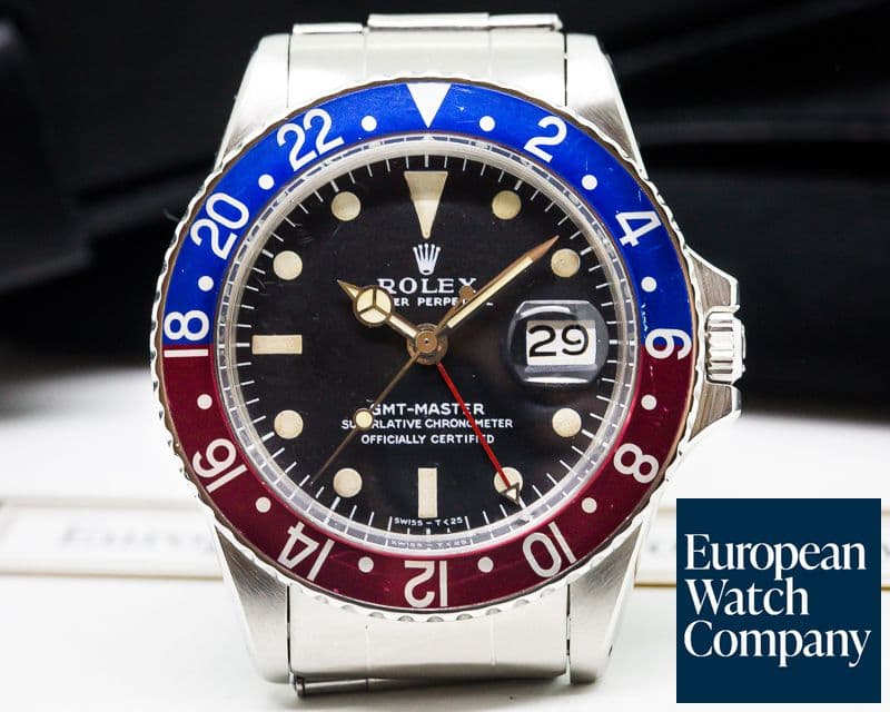 Image of Rolex Vintage GMT Master FIRST SERIES Matte Dial Small Triangle 