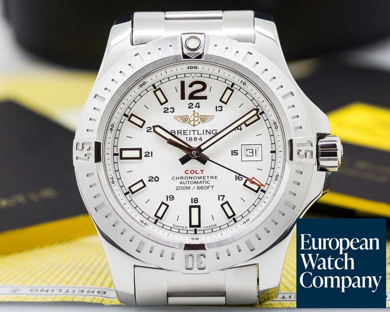 Image of Breitling Colt Silver Dial SS / SS Automatic