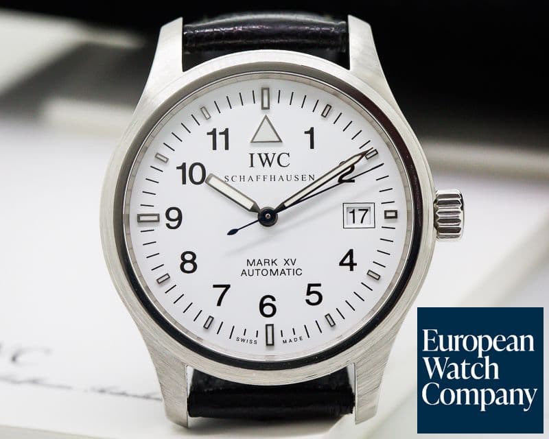 Image of IWC Mark XV White Dial SS RARE 