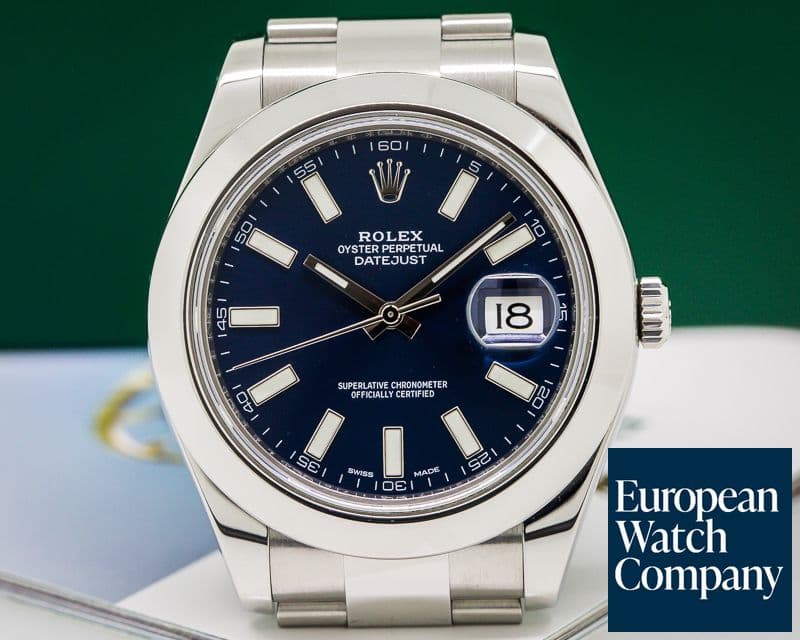 Image of Rolex Datejust II SS Blue Dial 