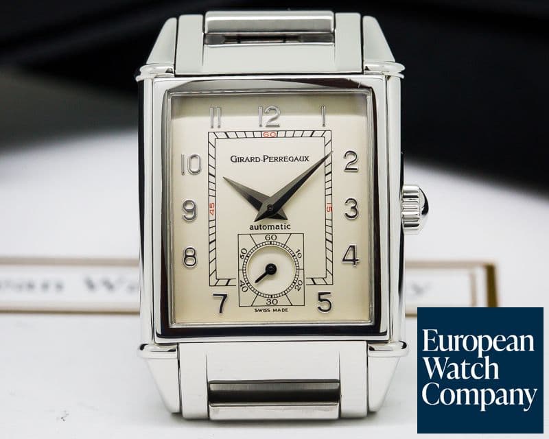Image of Girard Perregaux Vintage 1945 Silver Dial SS 