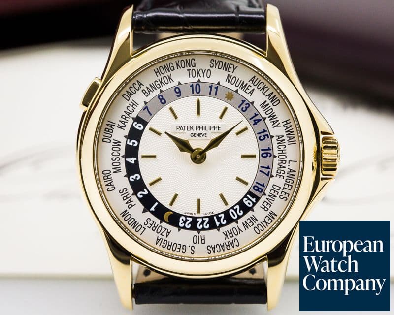 Image of Patek Philippe World Time 18K Yellow Gold