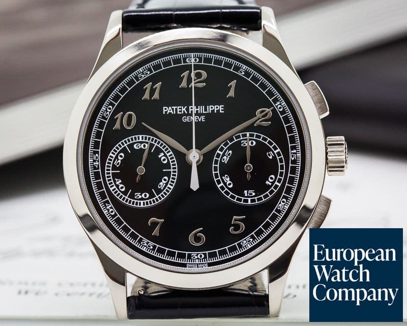 Image of Patek Philippe Chronograph 18K White Gold Black Dial