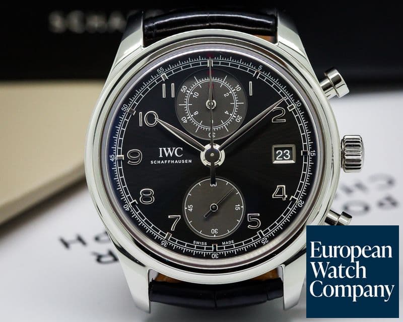 Image of IWC Portuguese Chronograph Classic SS / Grey Dial 
