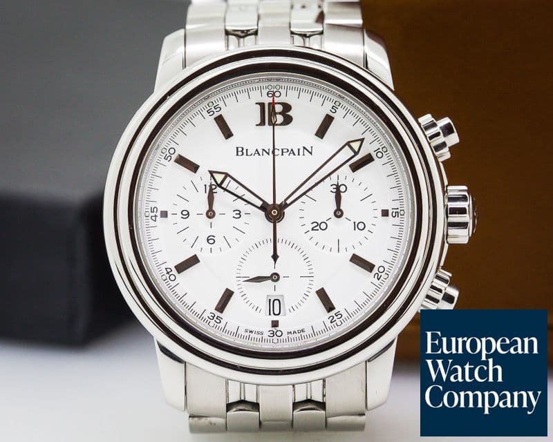 Image of Blancpain Leman Chronograph Silver Dial SS / SS