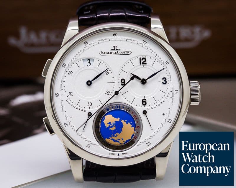 Image of Jaeger LeCoultre Duometre Unique Travel Time 18K White Gold 