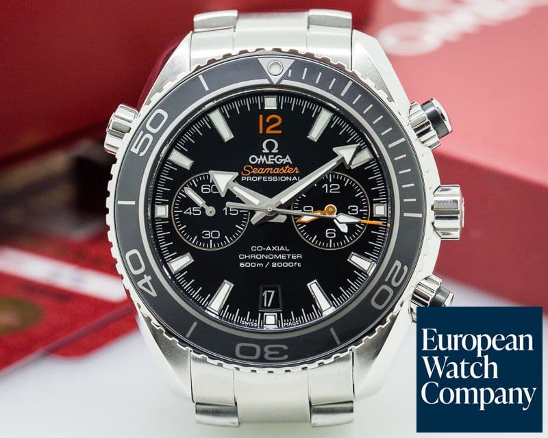 Image of Omega Planet Ocean Co-Axial Chronograph Black Dial SS / SS