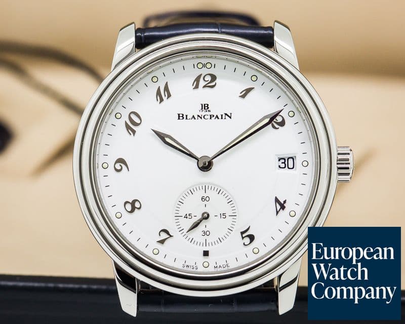 Image of Blancpain Ultra Thin Automatic 100HR White Arabic Dial