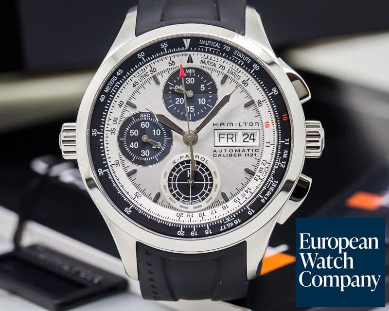 Image of Hamilton Khaki X-Patrol automatic Chronograph Steel Panda Dial