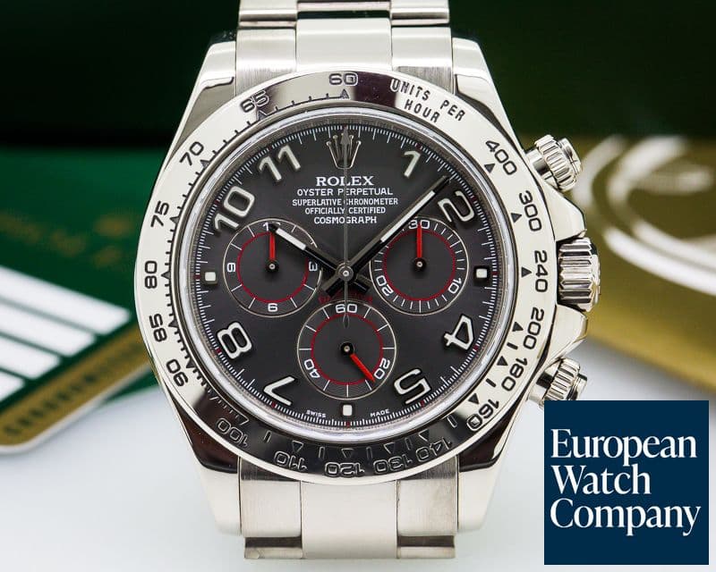 Image of Rolex Daytona Slate Arabic 18K White Gold 