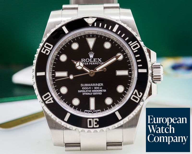 Image of Rolex Submariner No Date Ceramic Bezel SS