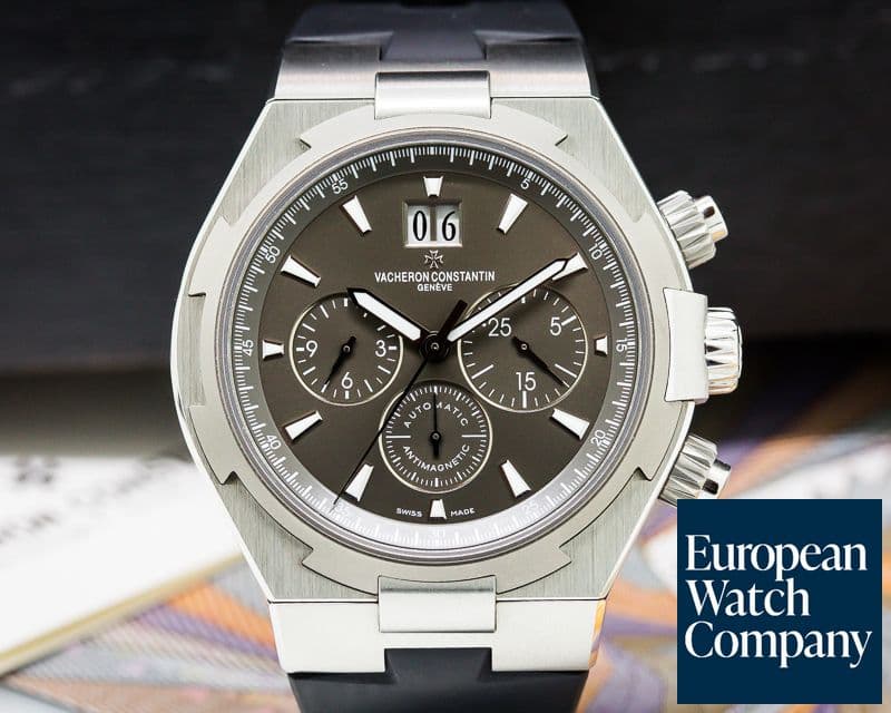 Image of Vacheron Constantin Overseas Chronograph SS Gray Dial / Rubber 