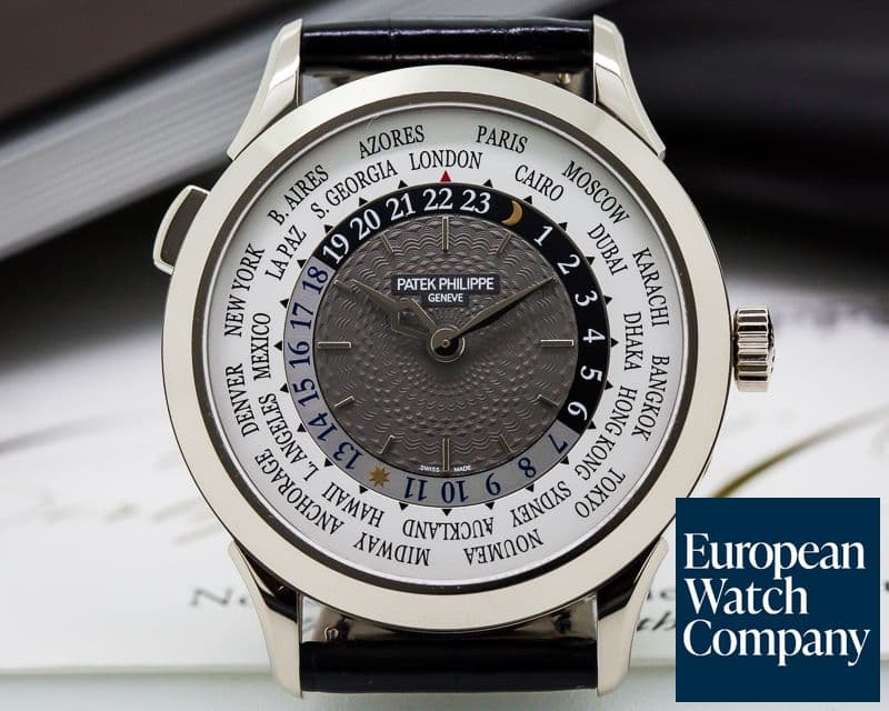 Image of Patek Philippe World Time White Gold NEW Basel 2016 Release UNWORN 