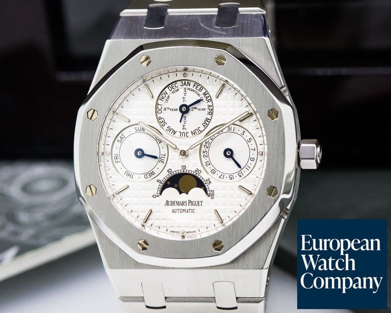 Image of Audemars Piguet Royal Oak Quantime Perpetual Calendar SS FULL SET  