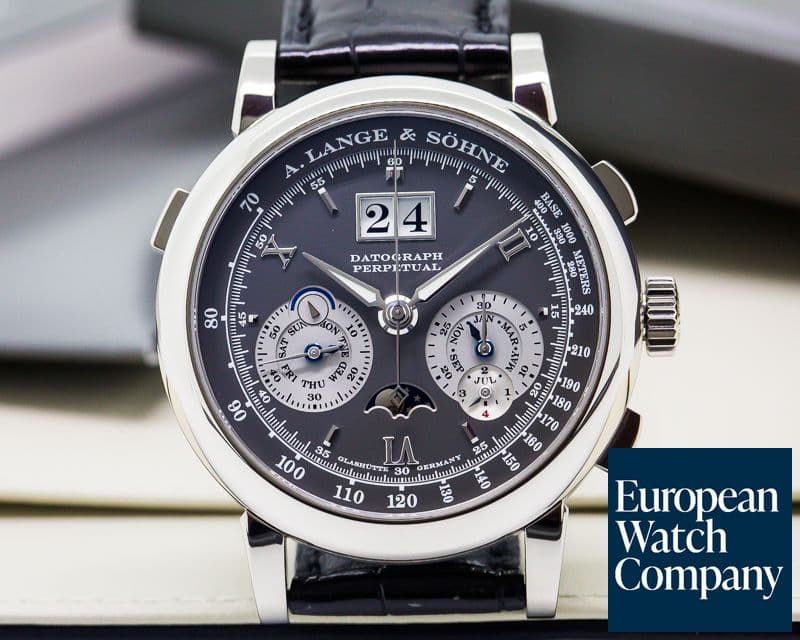 Image of A. Lange and Sohne Datograph Perpetual Calendar Chronograph White Gold RARE 