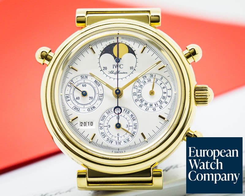 Image of IWC Da Vinci Perpetual Calendar Chronograph Split Second 18K Yellow Gold 