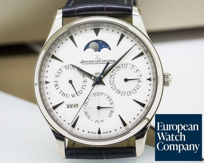 Image of Jaeger LeCoultre Master Ultra Thin Perpetual Calendar 18k White Gold