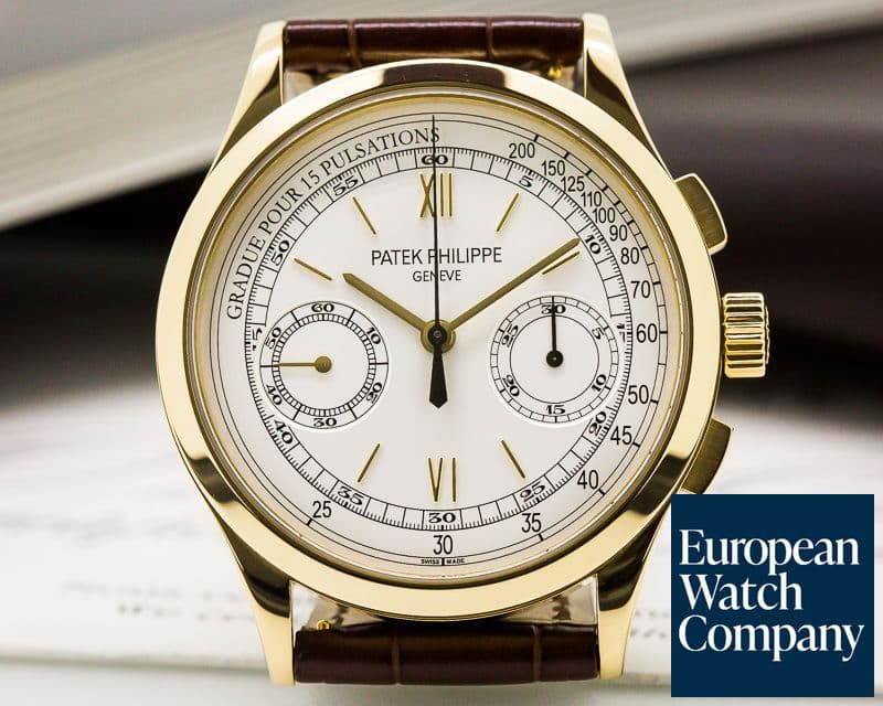 Image of Patek Philippe Chronograph 18K Yellow Gold Pulsation Dial
