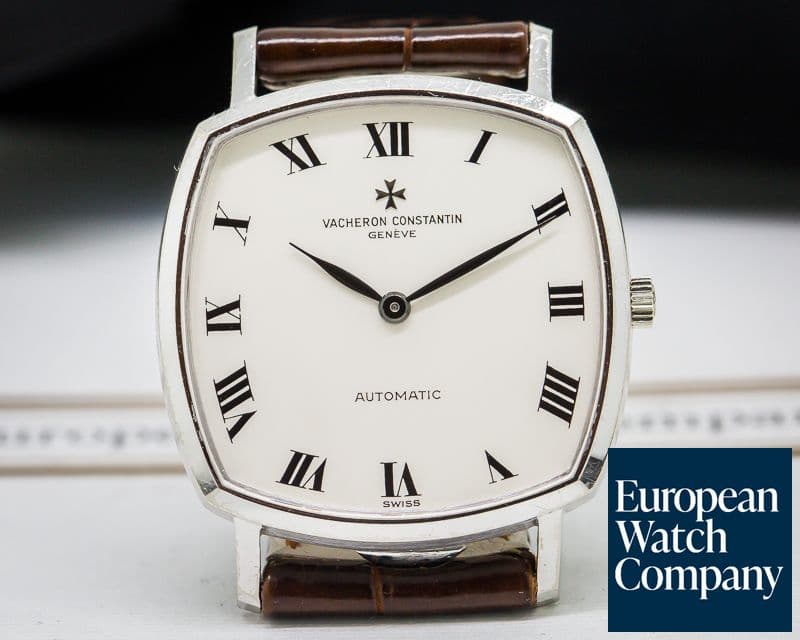 Image of Vacheron Constantin Vintage Cushion Case Automatic 18K White Gold Unpolished
