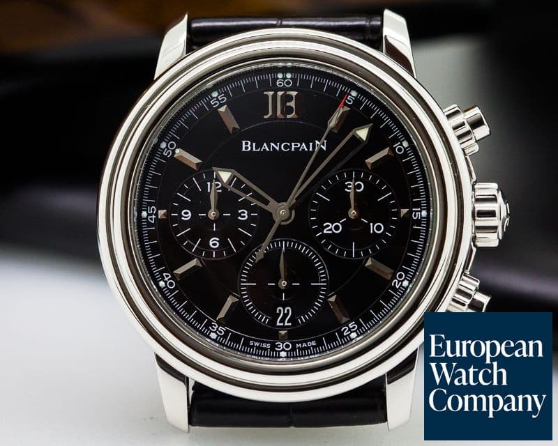 Image of Blancpain Leman Chronograph SS / Alligator 