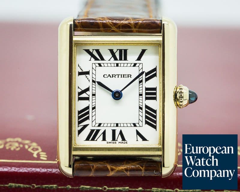 Image of Cartier Tank Louis Quartz 18K Yellow Gold